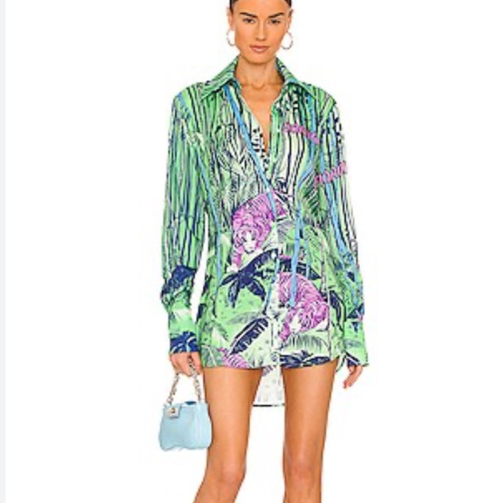 Fiorucci Tiger Shirt/Dress - L - NWT